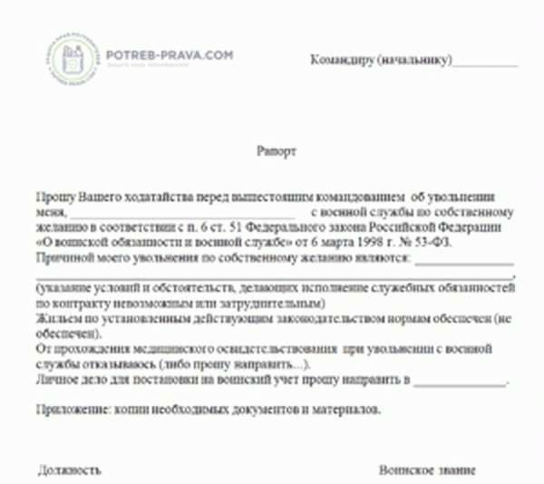 Порядок заключения контракта о прохождении военной службы