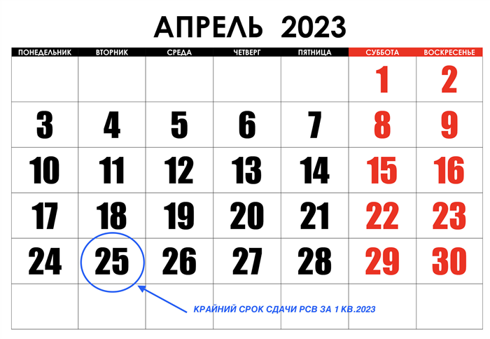 Новый бланк РСВ в 2025 году