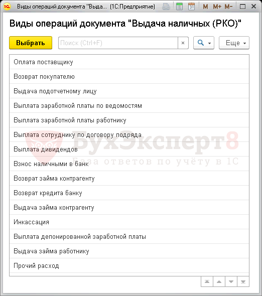 Кассовая книга в 1С 8.3: определение и местонахождение