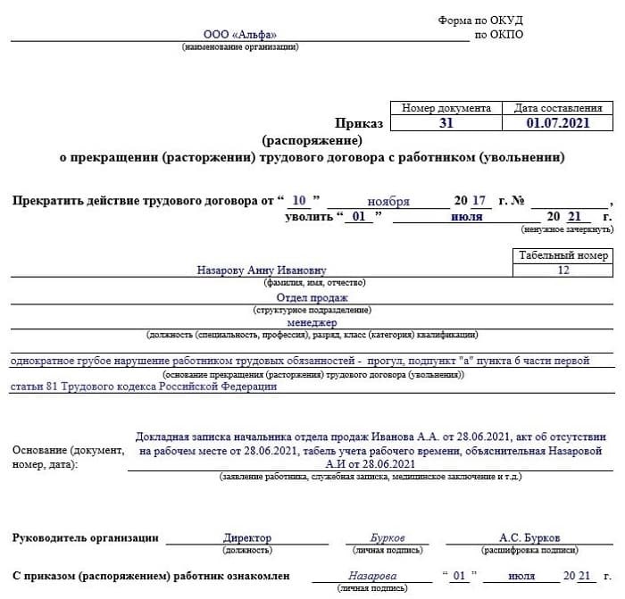 На основании каких документов